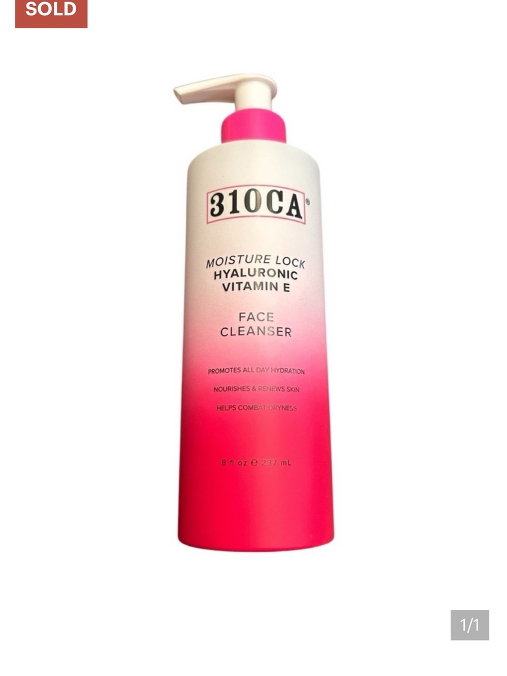 Moisture Lock Hyaluronic Vitamin E Face Cleanser - Pink